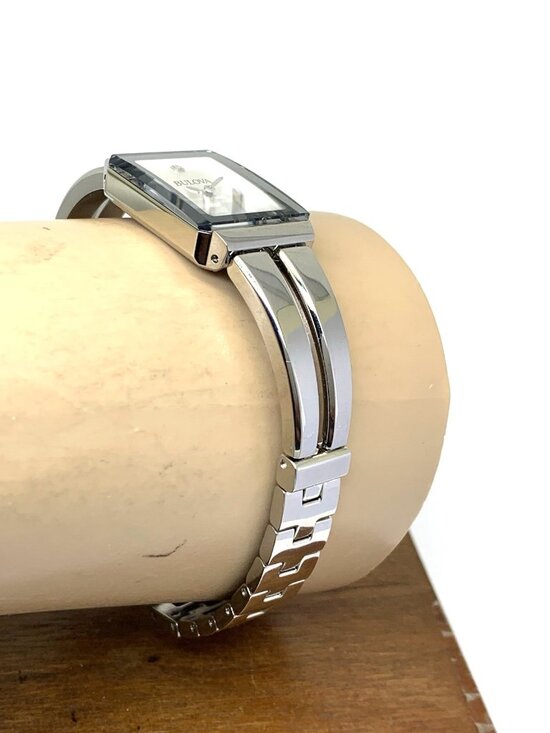 Bulova Women\'s Watch 96P246 Quartz Diamond Silver Dial Stainless Steel Tank 18mm main image 8